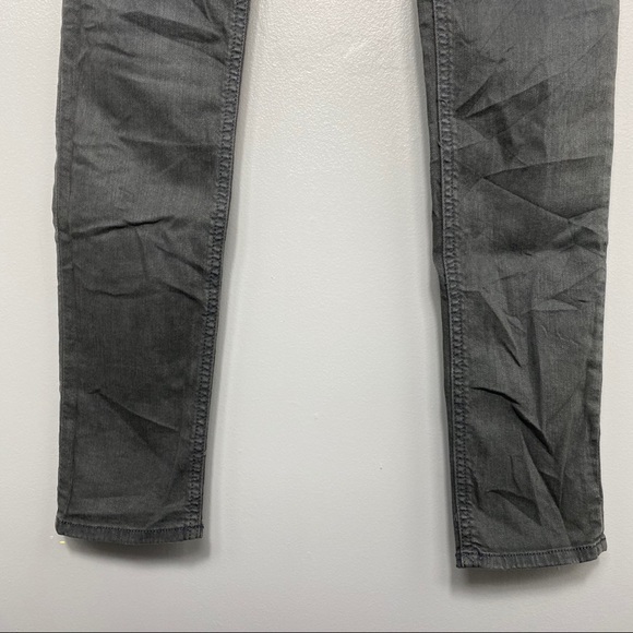 RAG & BONE Distressed Charcoal Skinny Jeans - Picture 3 of 7